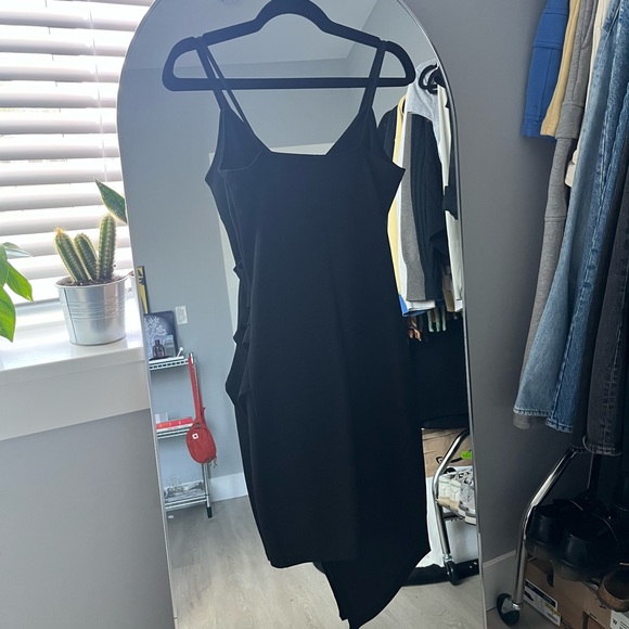 Black wrap dress - Picture 2 of 2